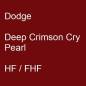 Preview: Dodge, Deep Crimson Cry Pearl, HF / FHF.